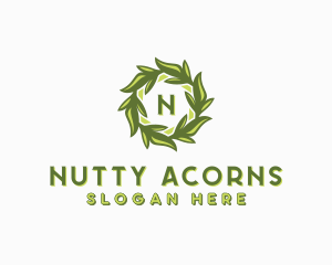 Organic Leafy Garden logo design