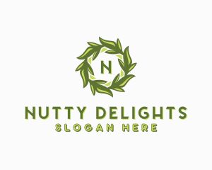 Organic Leafy Garden logo design