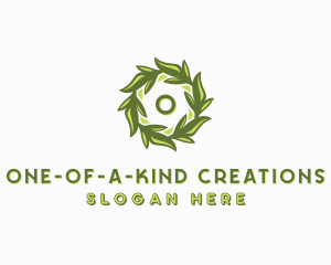 Organic Leafy Garden logo design