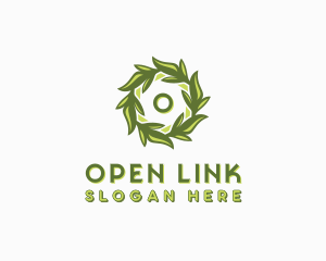 Organic Leafy Garden logo design