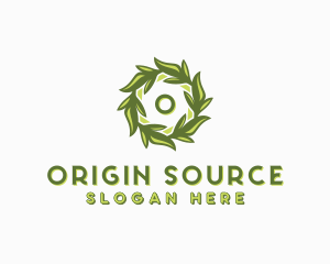 Organic Leafy Garden logo design