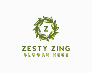 Organic Leafy Garden logo design