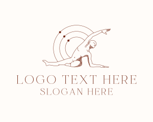 Yoga Human Body logo design