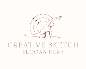 Yoga Human Body logo design