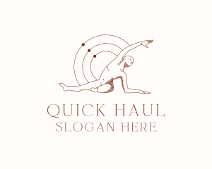 Yoga Human Body logo design