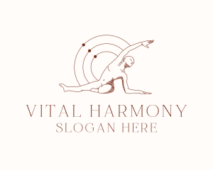 Yoga Human Body logo design