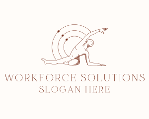 Yoga Human Body logo design