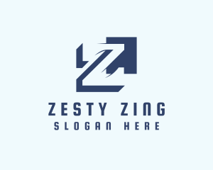 Digital Tech Letter Z logo design