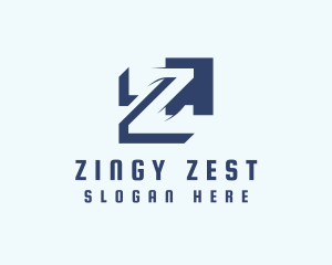 Digital Tech Letter Z logo design