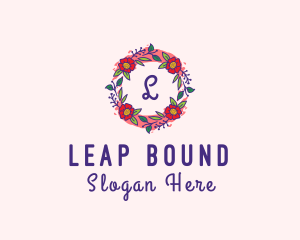 Spring Garden Flower Garland logo design