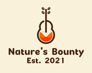 Nature Music Plant logo design