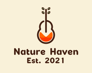 Nature Music Plant logo design