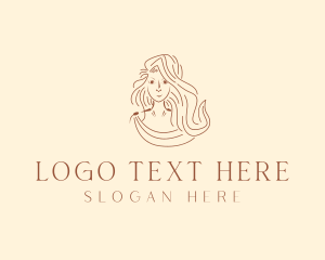 Greek Woman Goddess logo