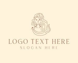 Greek Woman Goddess Logo