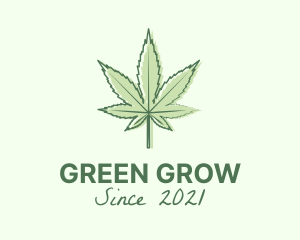 Green Marijuana Farm logo design