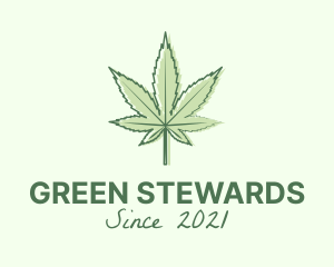 Green Marijuana Farm logo design