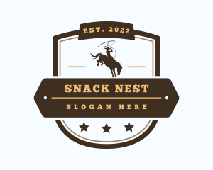 Rodeo Western Cowboy logo design