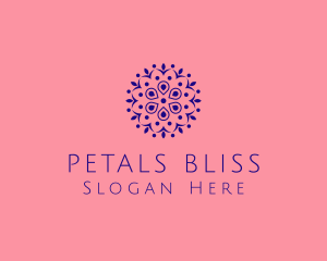 Floral Petals Pattern logo design