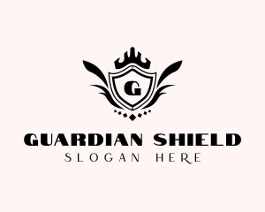 Royal Crest Shield logo design