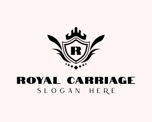 Royal Crest Shield logo design