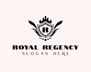 Royal Crest Shield logo design