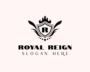 Royal Crest Shield logo design