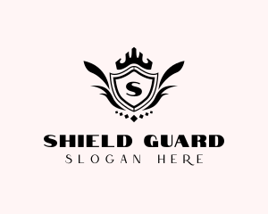 Royal Crest Shield logo design