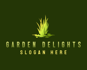 Grass Garden Maintenance logo design