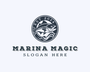 Seafood Fish Marine  logo design