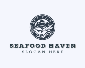 Seafood Fish Marine  logo design