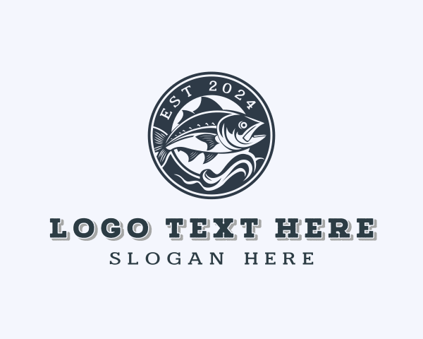 Seafood logo example 3