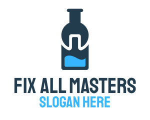 Water Bottle Fix logo design