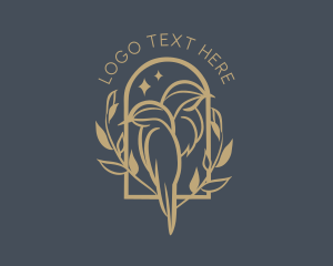 Luxury Gold Birds logo