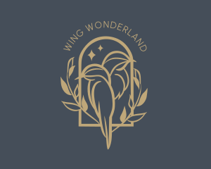 Luxury Gold Birds logo