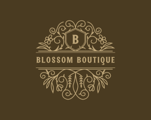 Feminine Floral Boutique logo design