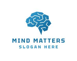 Blue Mental Brain logo