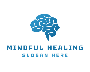 Blue Mental Brain logo