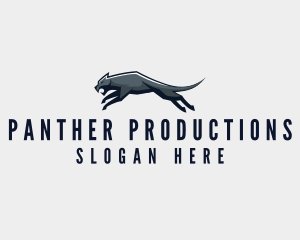 Wild Panther Feline logo design