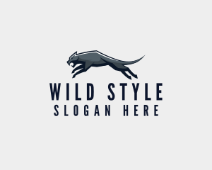 Wild Panther Feline logo design