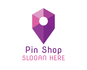 Diamond Location Pin logo