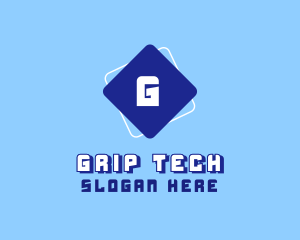 Futuristic Gamer Tech logo design