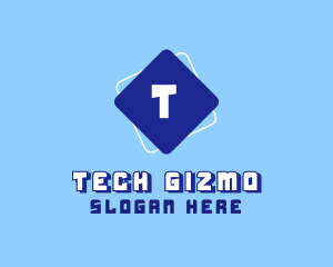 Futuristic Gamer Tech logo design