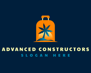 Travel Island Luggage logo design