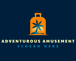 Travel Island Luggage logo design