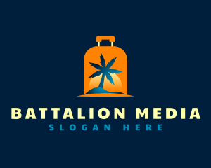 Travel Island Luggage logo design