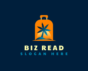 Travel Island Luggage logo design