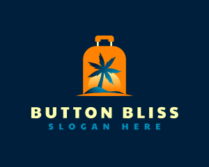 Travel Island Luggage logo design