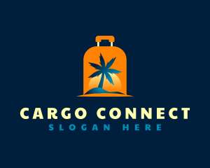 Travel Island Luggage logo design