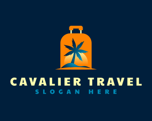 Travel Island Luggage logo design