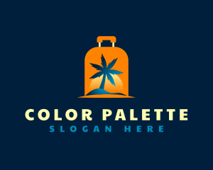 Travel Island Luggage logo design